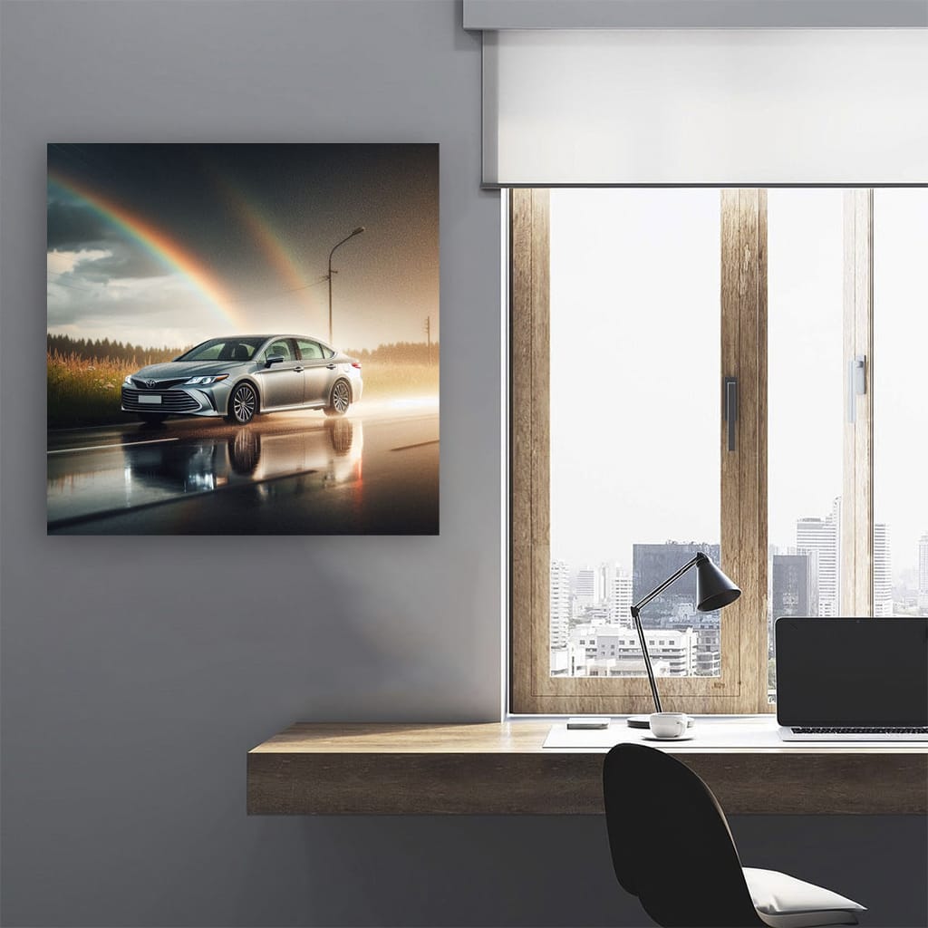 Toyota Avalon Rainy Weather Wall Art