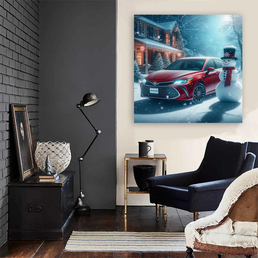 Toyota Avalon in Snowfall - Elegant and Reliable Sedan