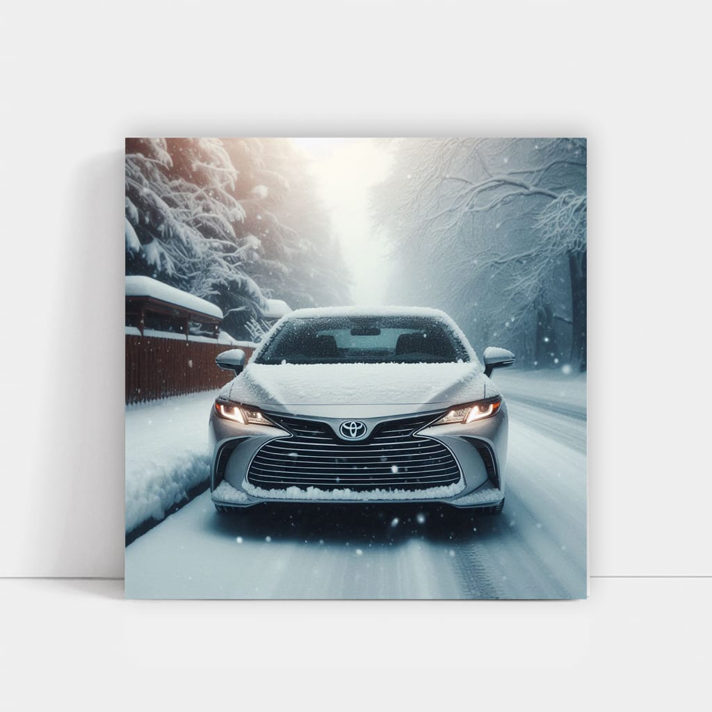 Toyota Avalon in Snow: Elegance Meets Winter Challenge