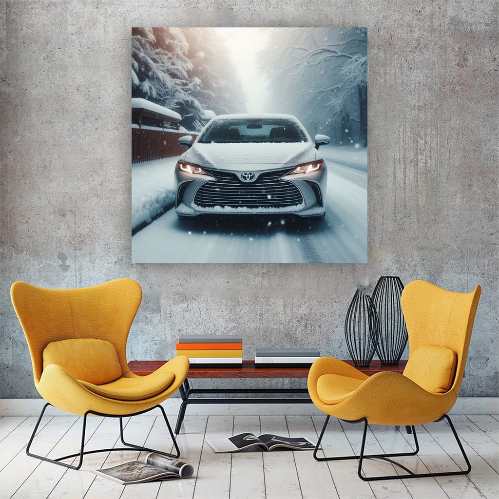 Toyota Avalon in Snow: Elegance Meets Winter Challenge