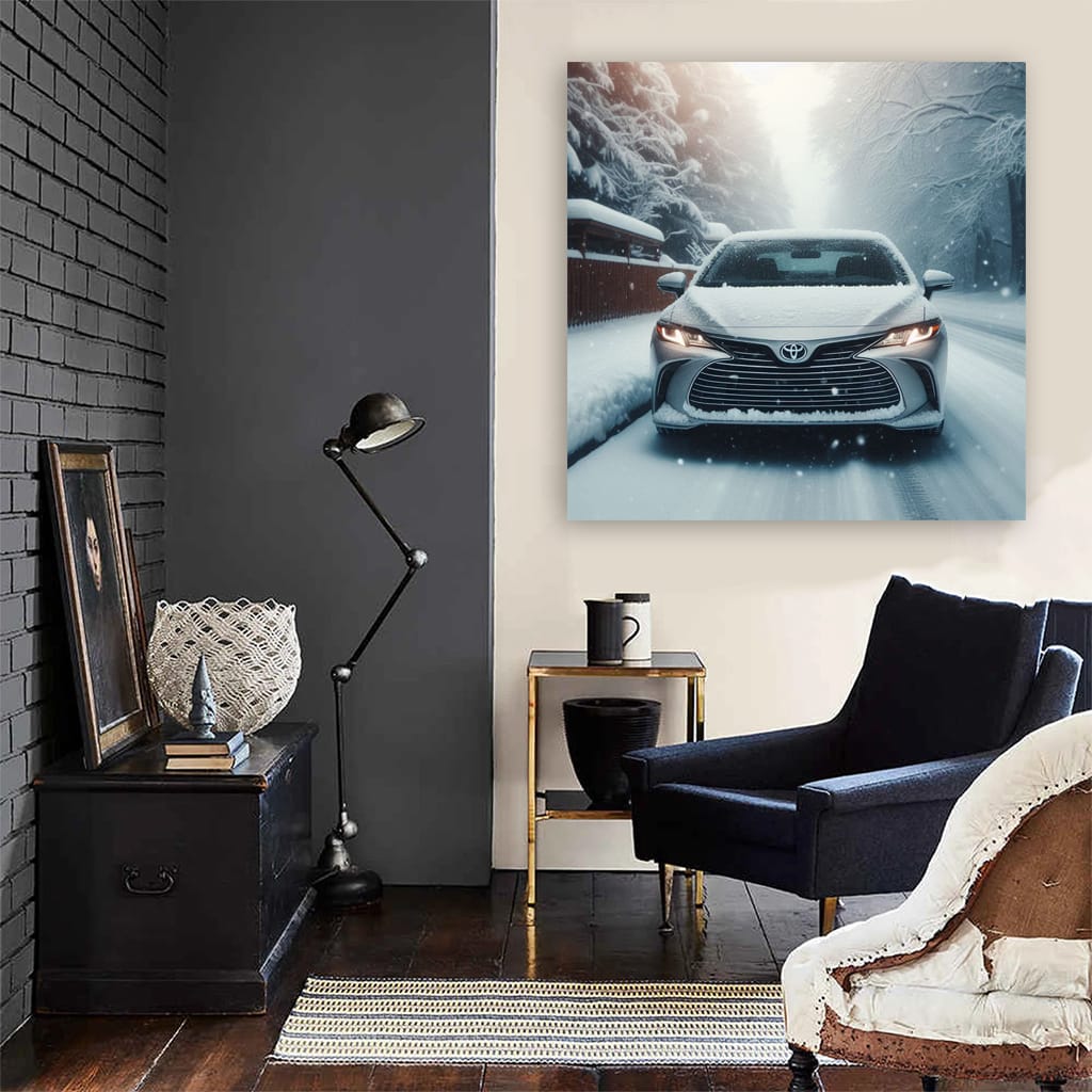 Toyota Avalon in Snow: Elegance Meets Winter Challenge