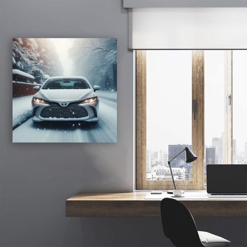 Toyota Avalon in Snow: Elegance Meets Winter Challenge