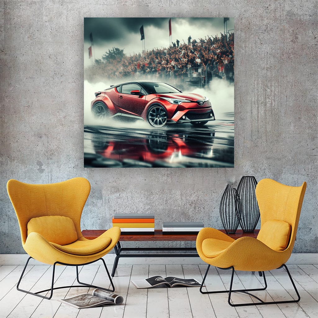 Toyota Chr Drift Wall Art