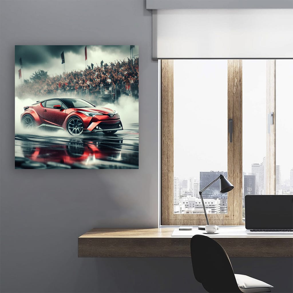 Toyota Chr Drift Wall Art