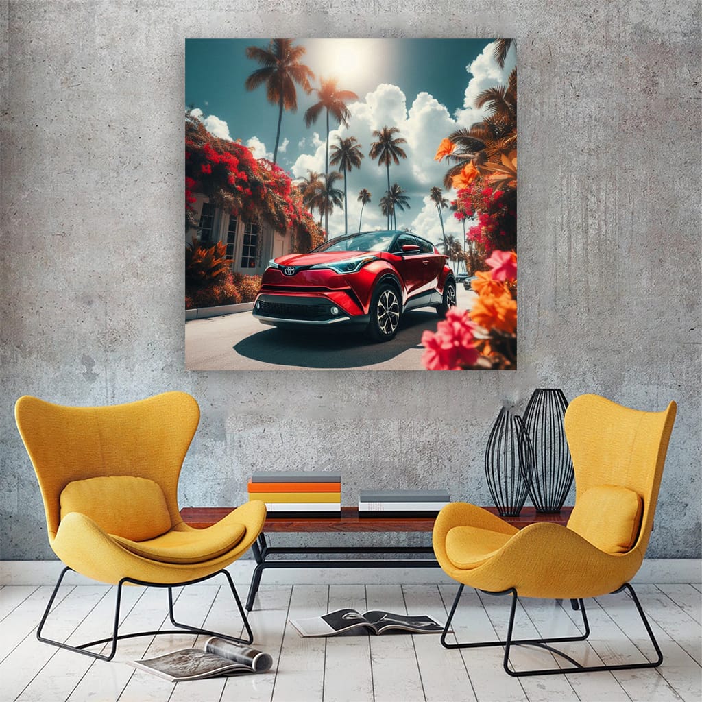 Toyota Chr Sunny Weath Wall Art