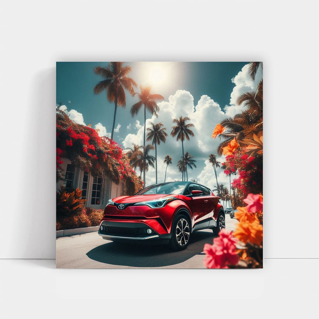 Toyota C-HR in Bright Weather - Dynamic and Stylish Ride