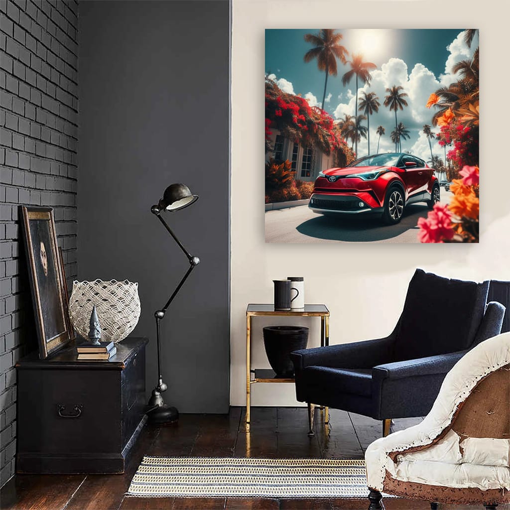 Toyota C-HR in Bright Weather - Dynamic and Stylish Ride