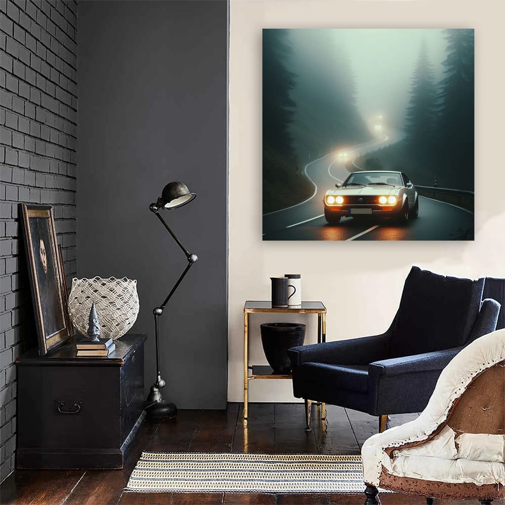 Toyota Celica Fog Wall Art