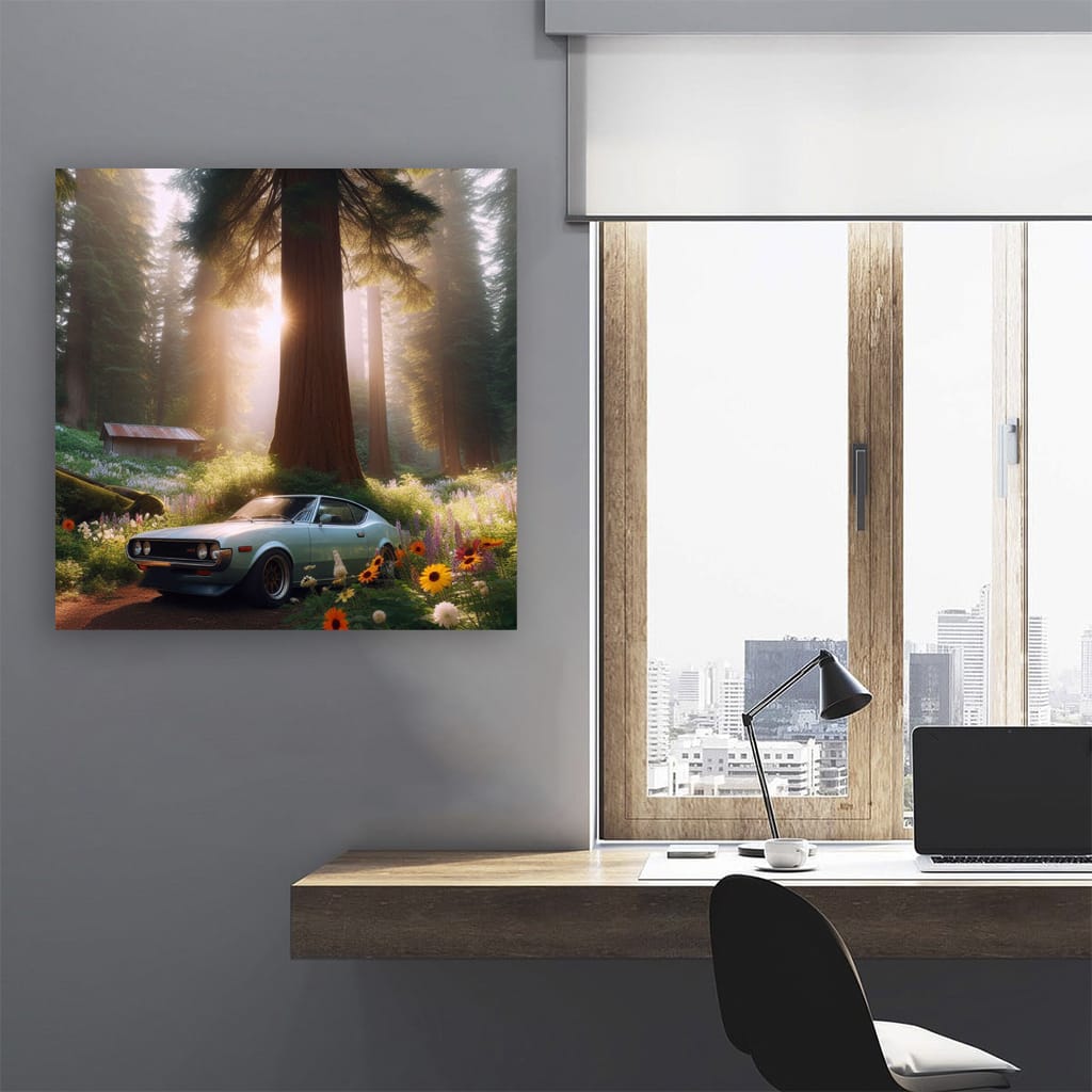 Toyota Celica in Forest - Adventure Awaits in Every Turn
