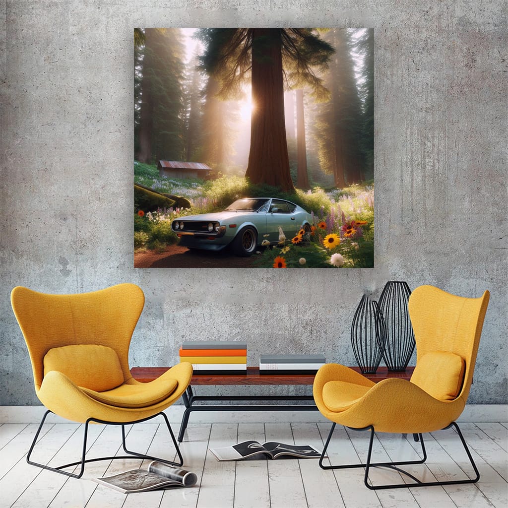 Toyota Celica in Forest - Adventure Awaits in Every Turn