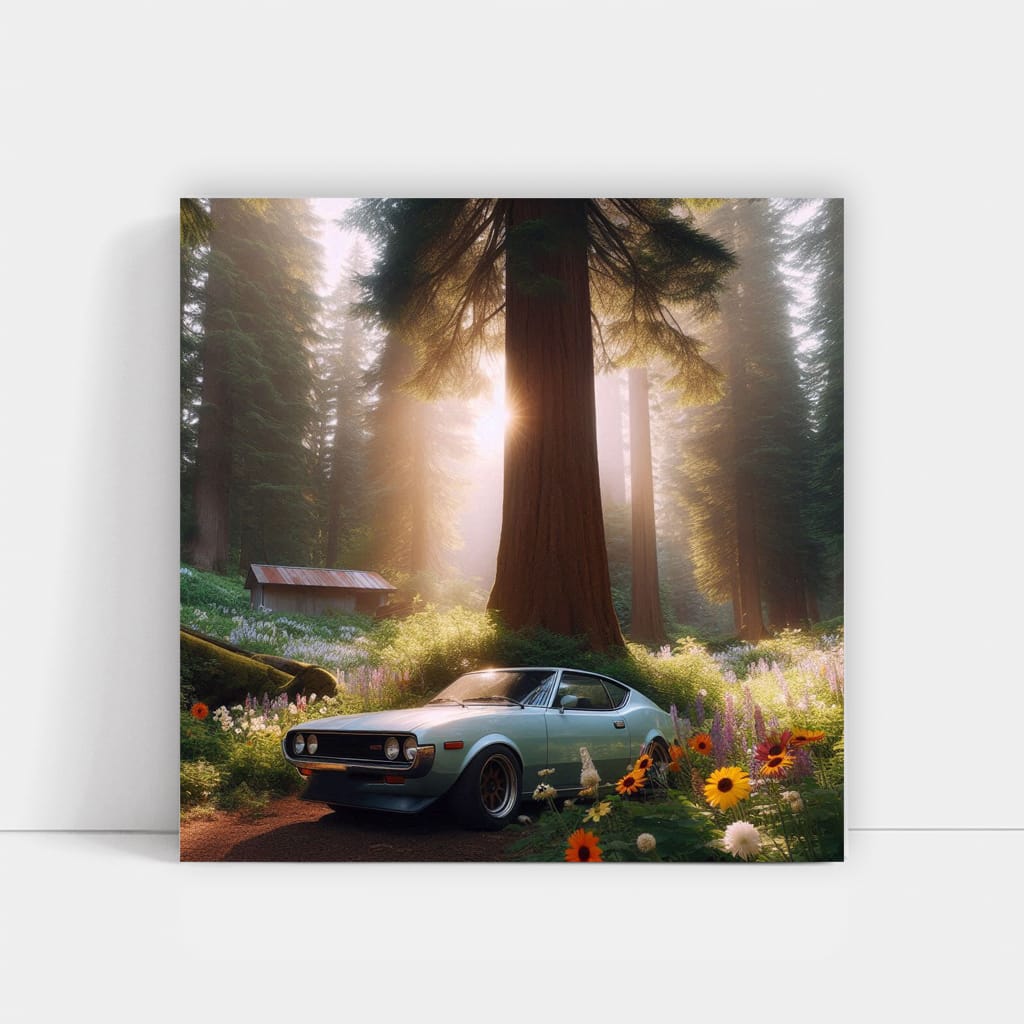 Toyota Celica in Forest - Adventure Awaits in Every Turn