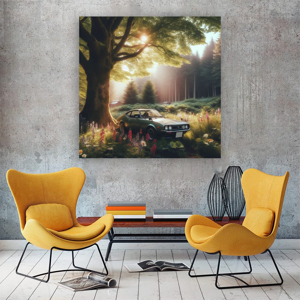 Toyota Celica Forest Wall Art