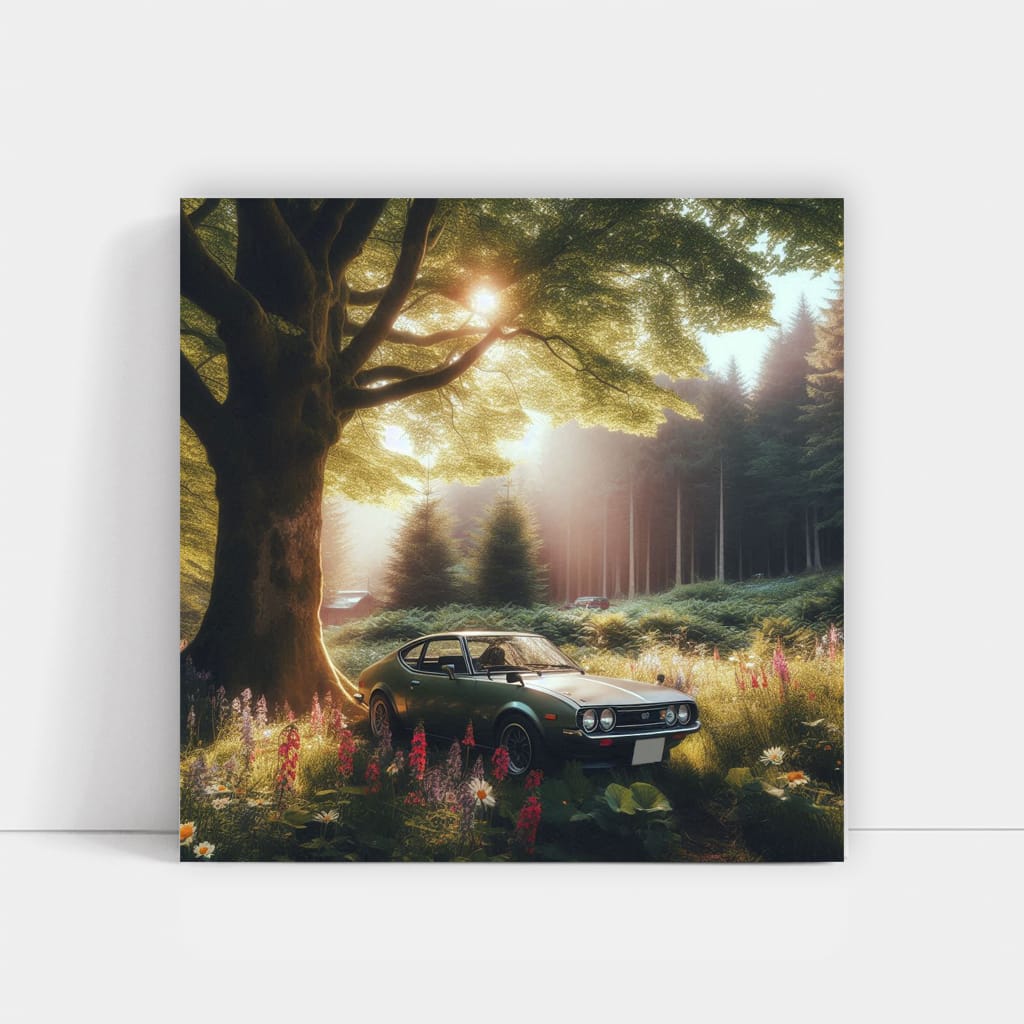Toyota Celica in Forest - Sporty and Adventurous Ride
