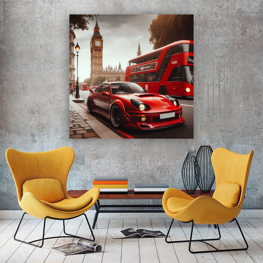 Toyota Celica London Wall Art