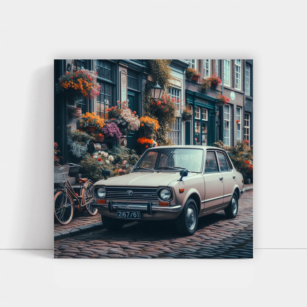 Vintage Style Toyota Corolla - Classic Elegance on Wheels