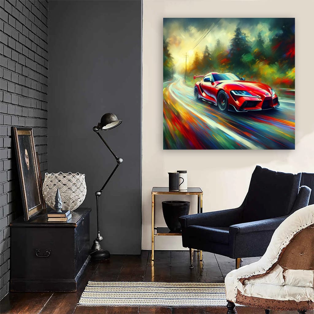 Impressionist View of Toyota GR Supra - Power and Elegance