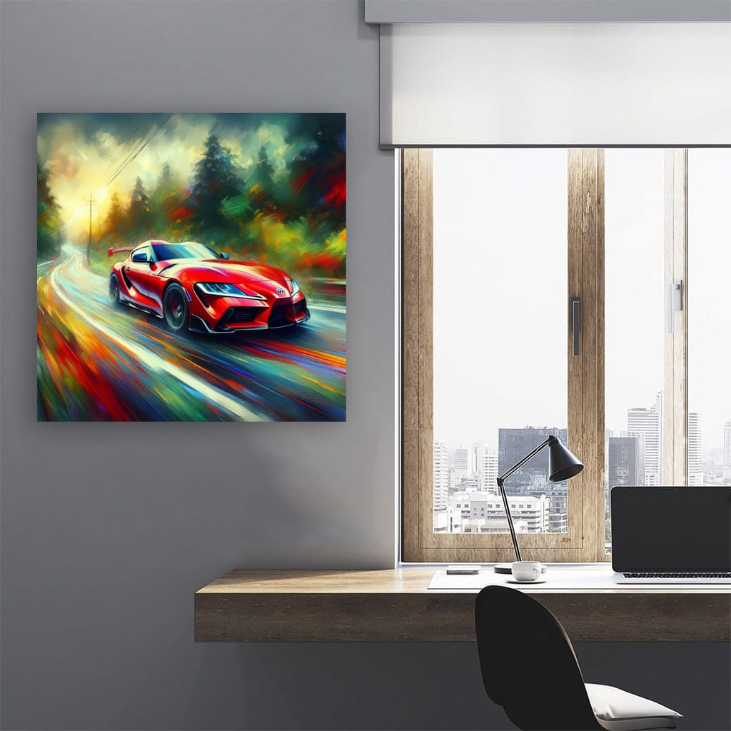 Impressionist View of Toyota GR Supra - Power and Elegance