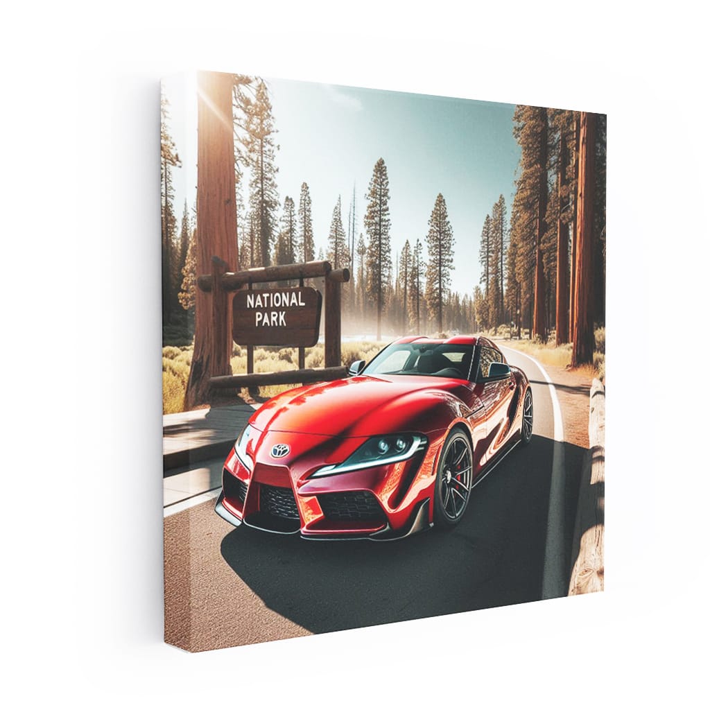 Toyota Gr Supra National Pa Wall Art