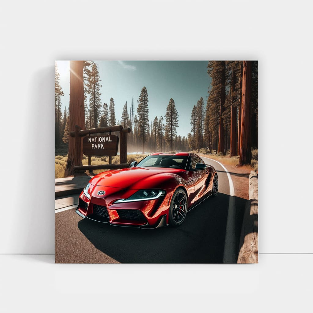 Toyota Gr Supra National Pa Wall Art