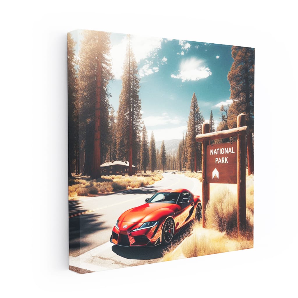 Toyota Gr Supra National Park Wall Art