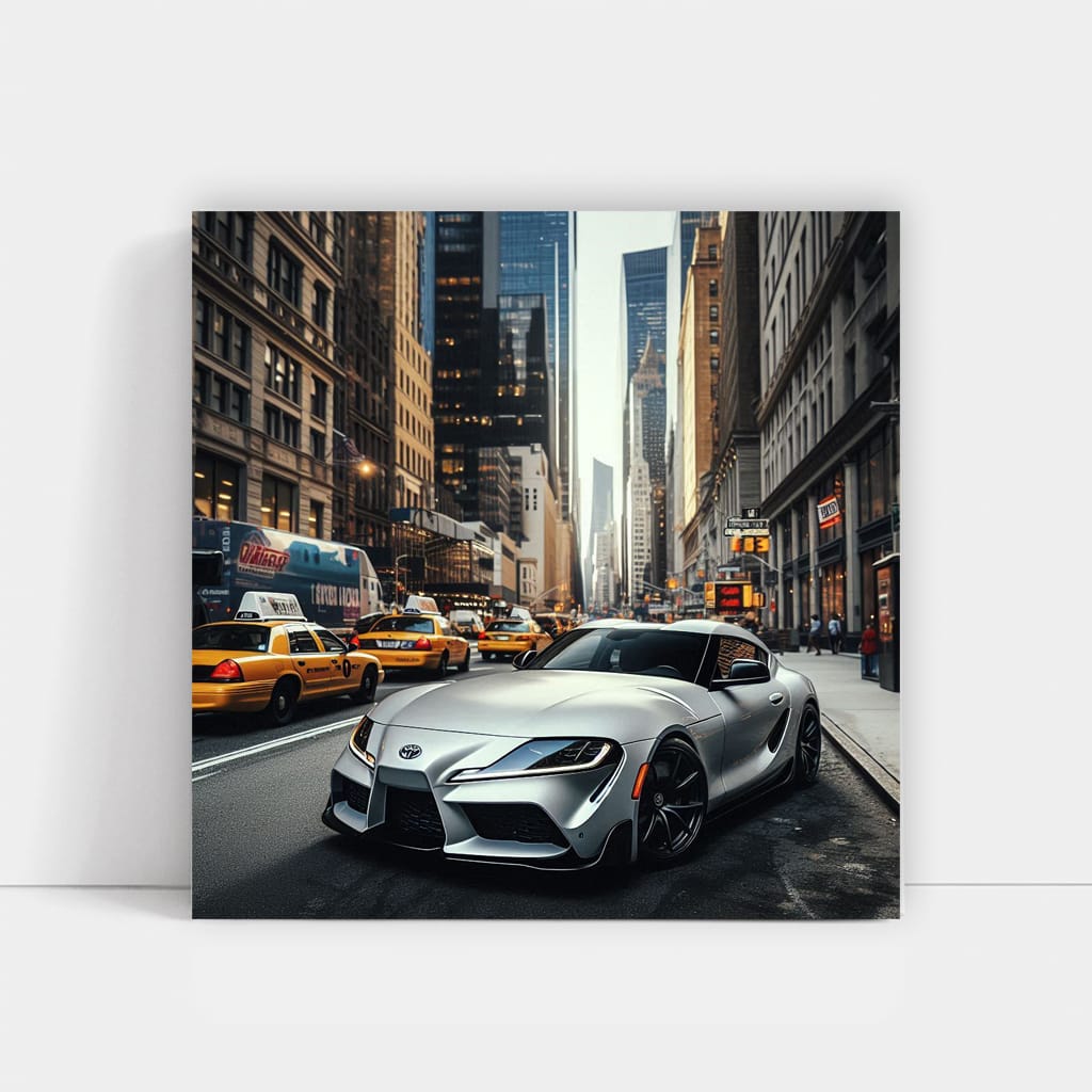 Toyota Gr Supra New Yo Wall Art