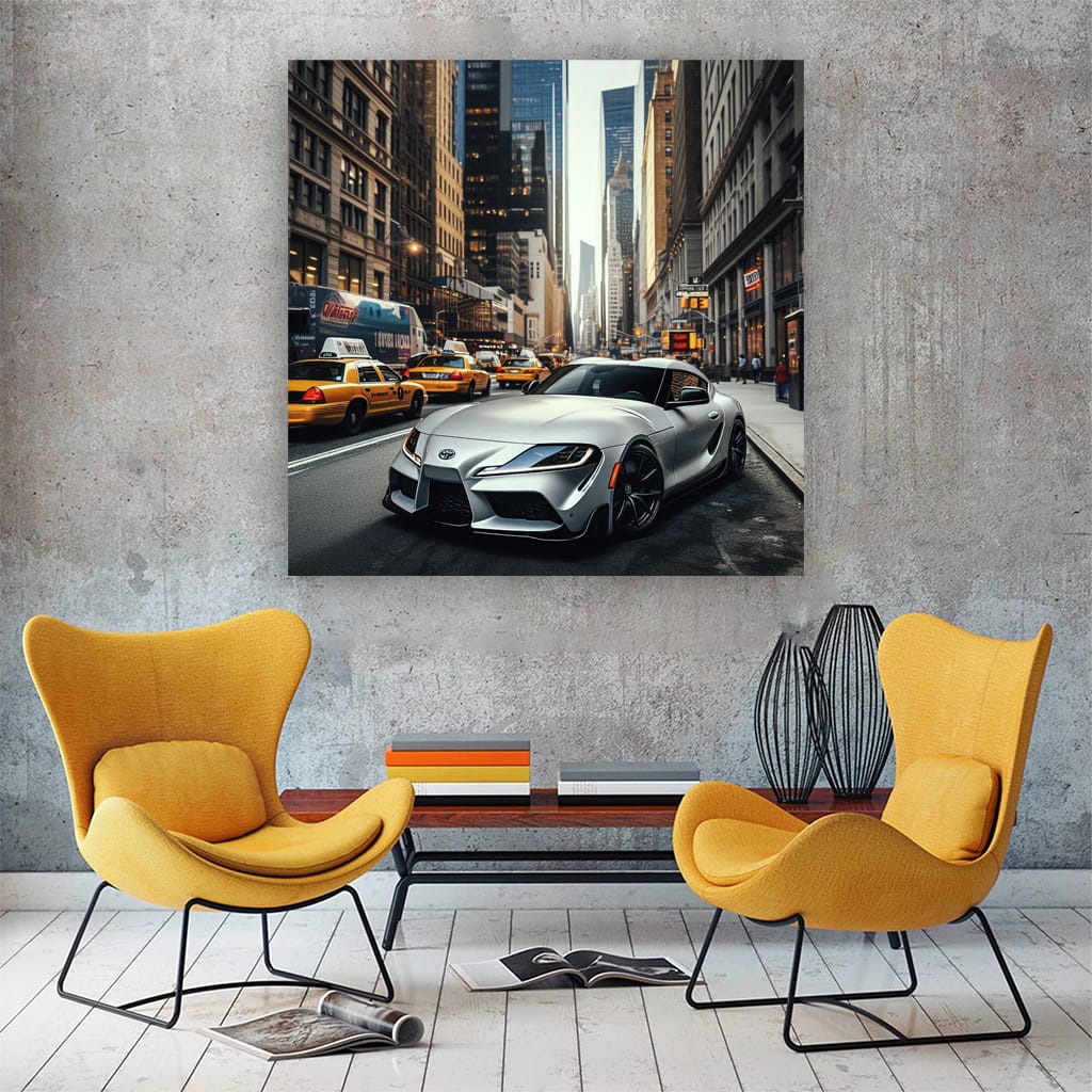 Toyota Gr Supra New Yo Wall Art