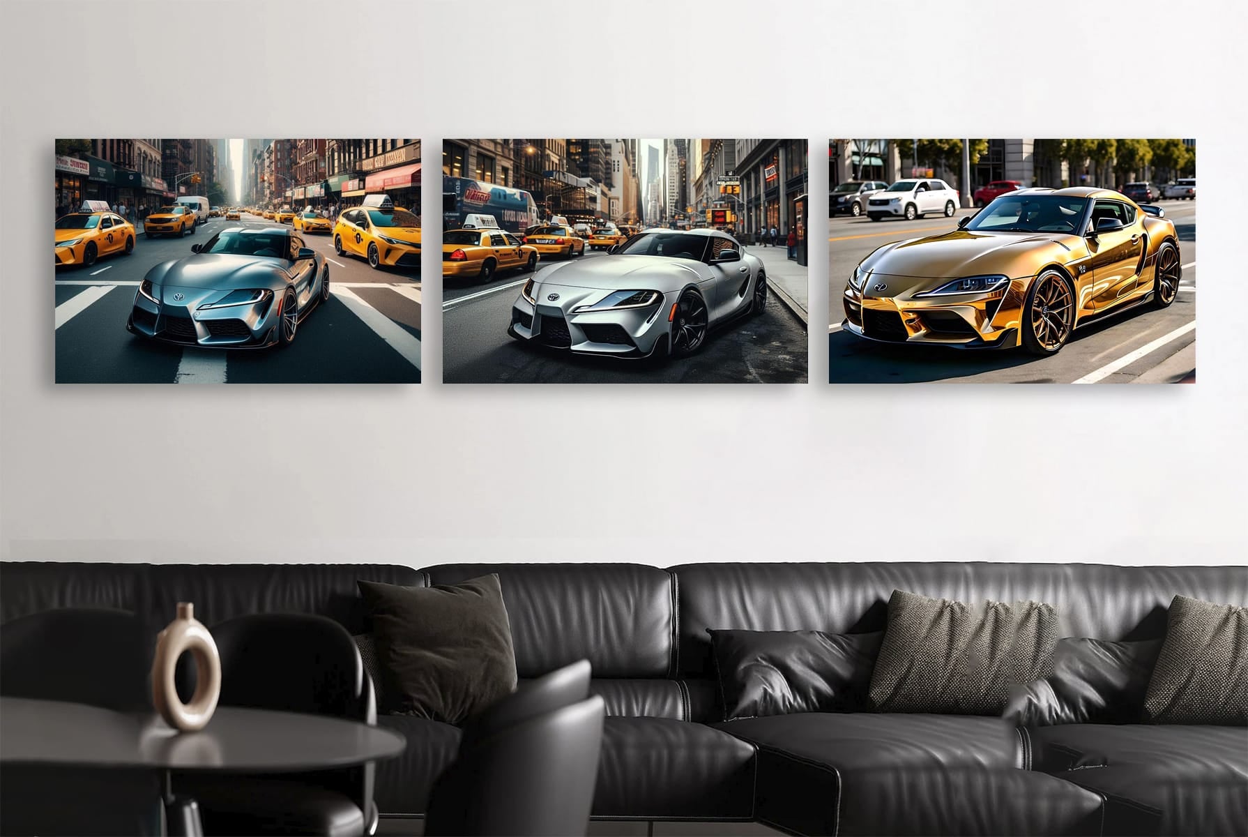 Toyota Gr Supra New York Set of 3