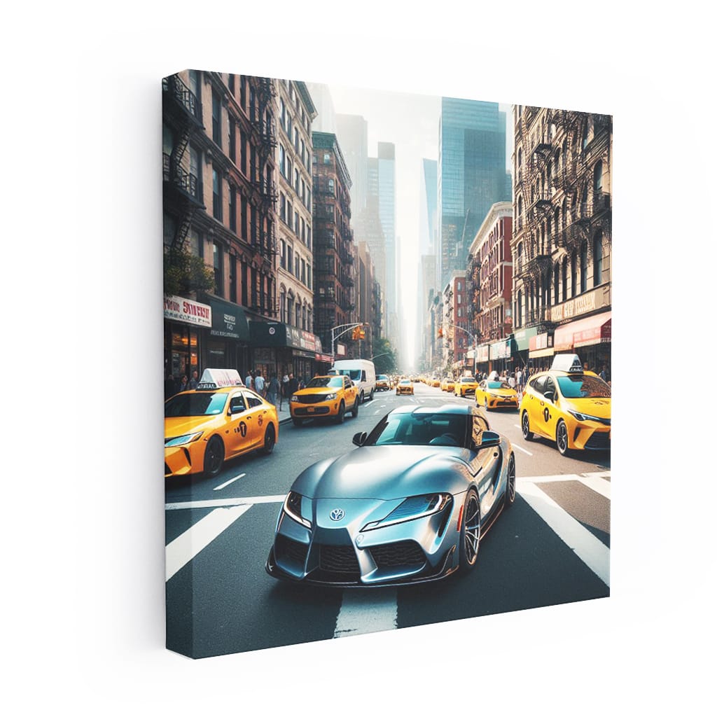 Toyota Gr Supra New York Wall Art