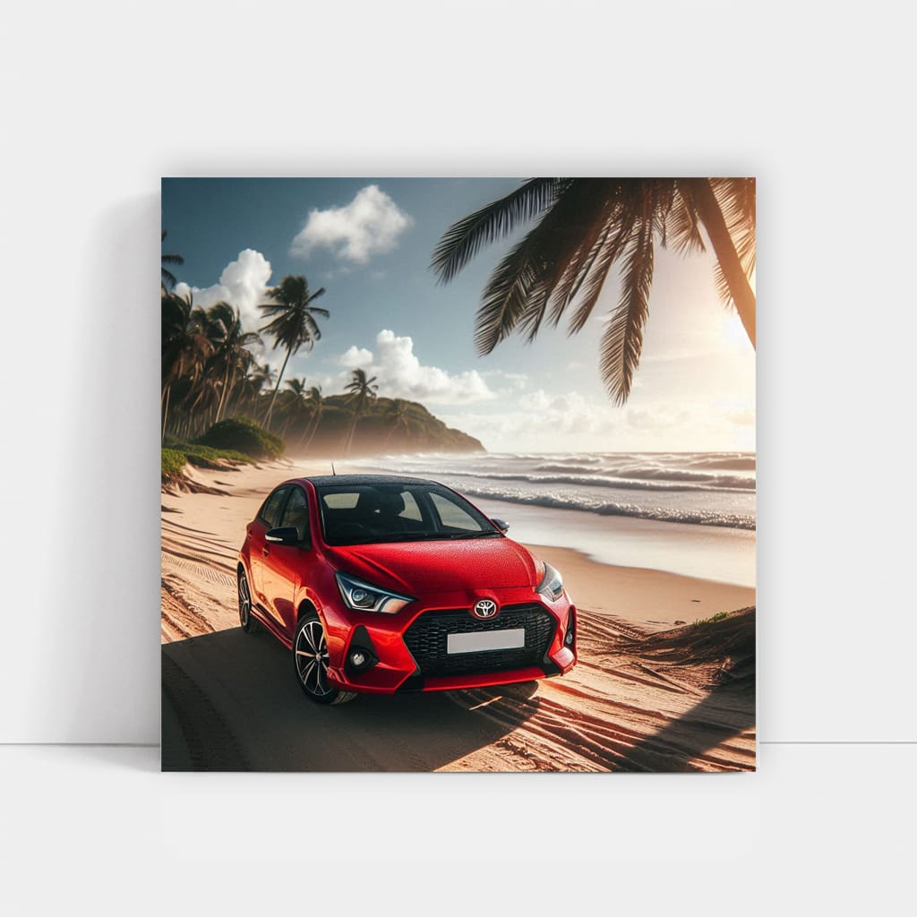 Toyota GR Yaris on Beach - Compact Powerhouse