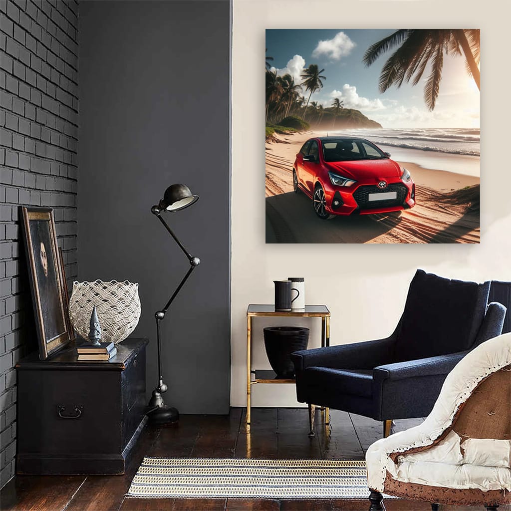 Toyota GR Yaris on Beach - Compact Powerhouse