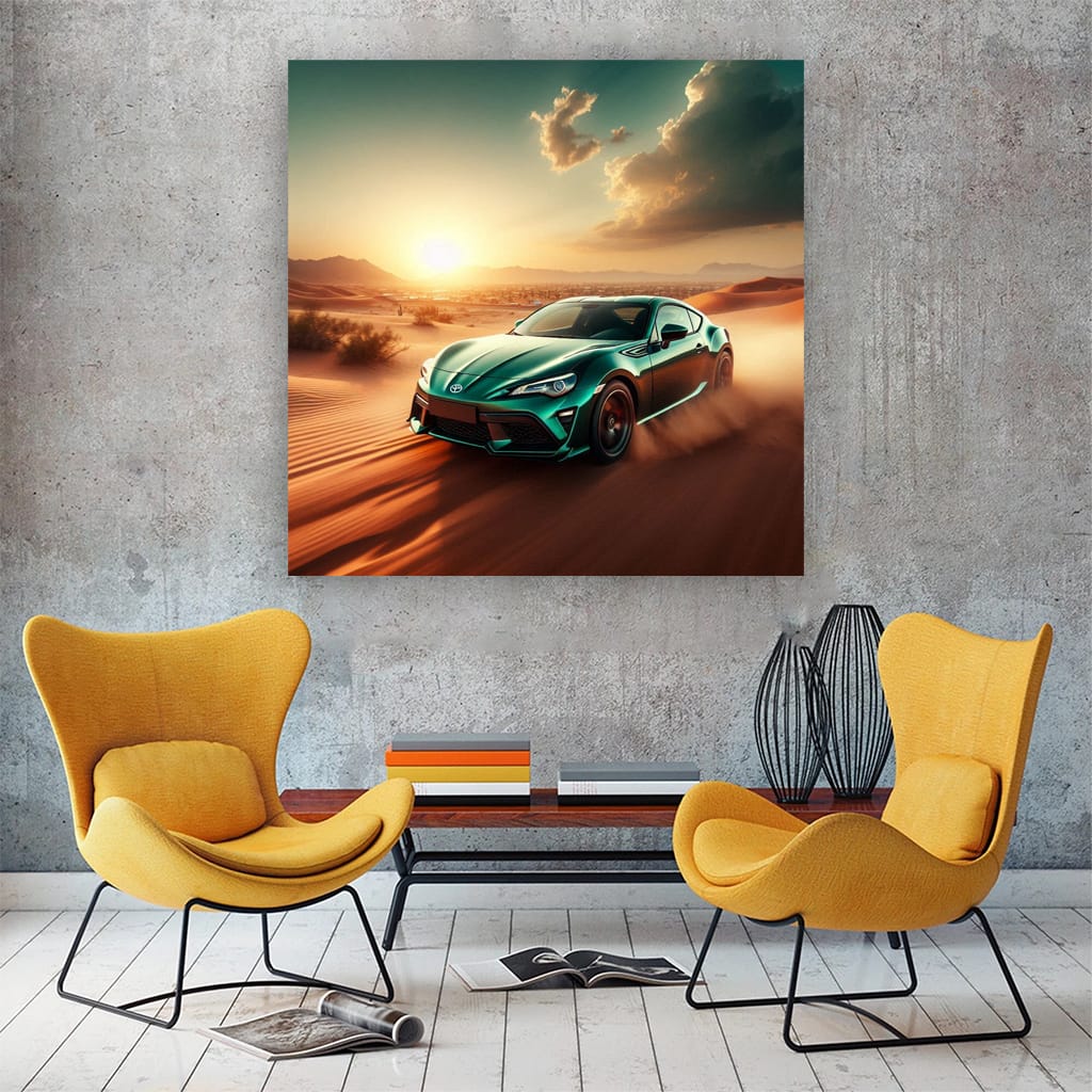 Toyota GT86 in Desert - Sporty Adventure Machine