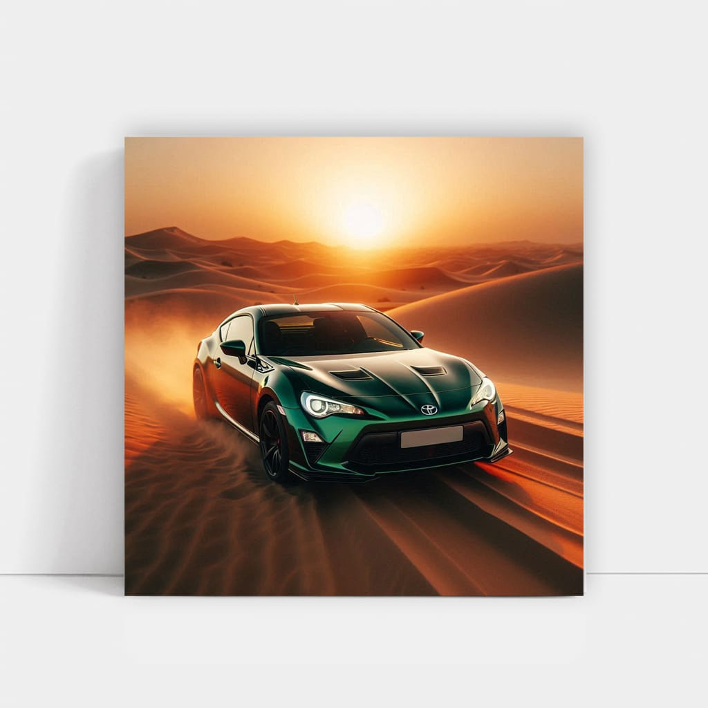 Toyota GT86 in Desert - Thrilling Performance and Style