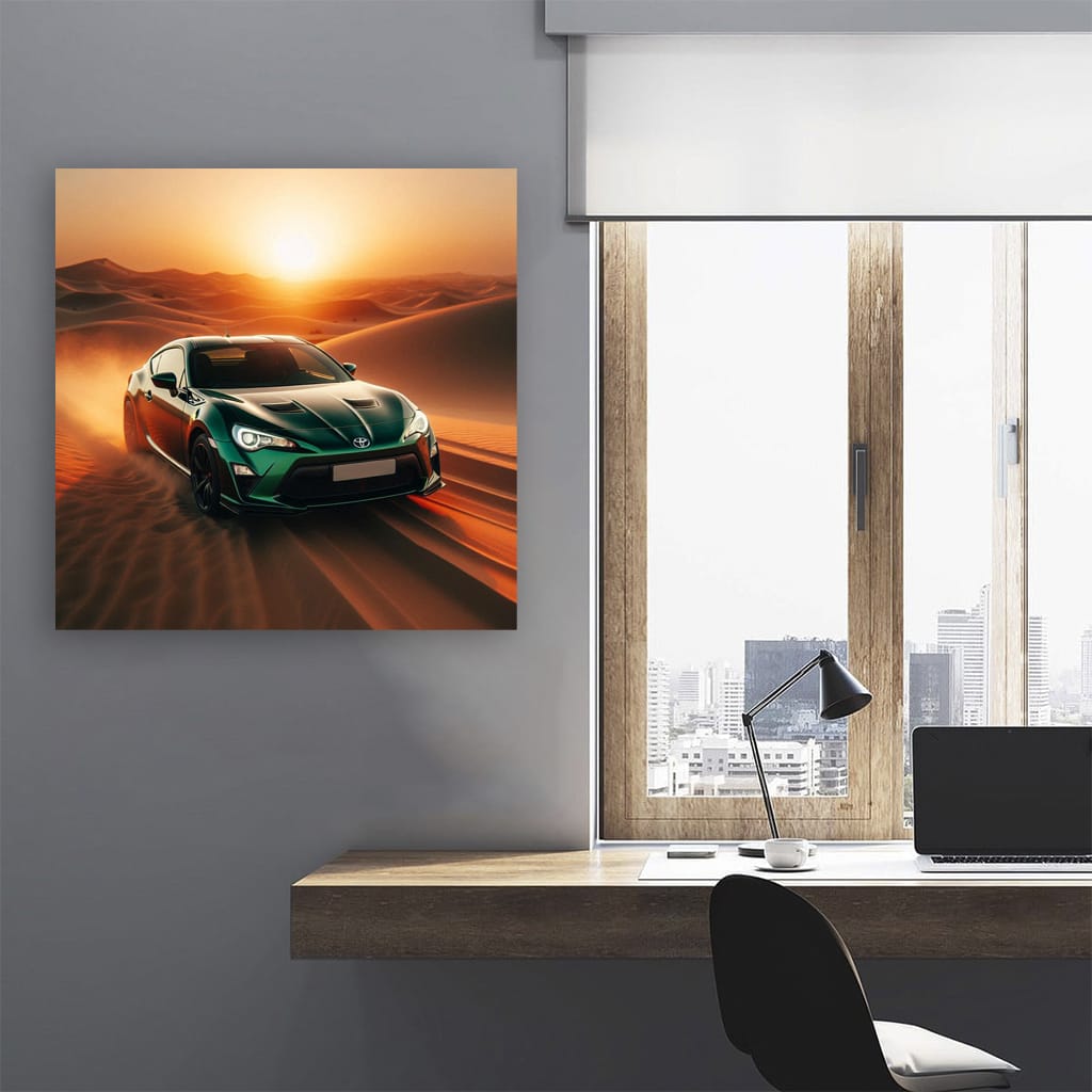 Toyota GT86 in Desert - Thrilling Performance and Style