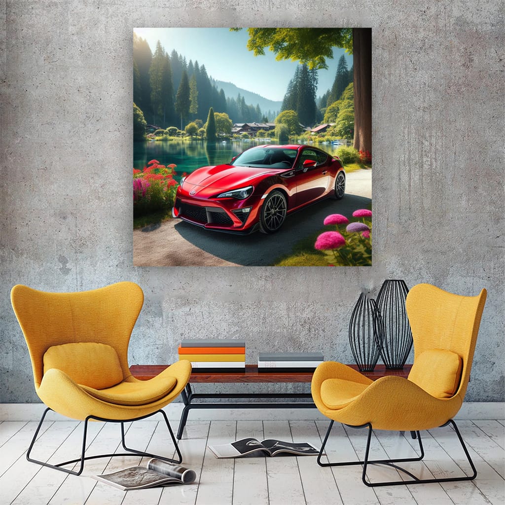 Toyota Gt86 La Wall Art