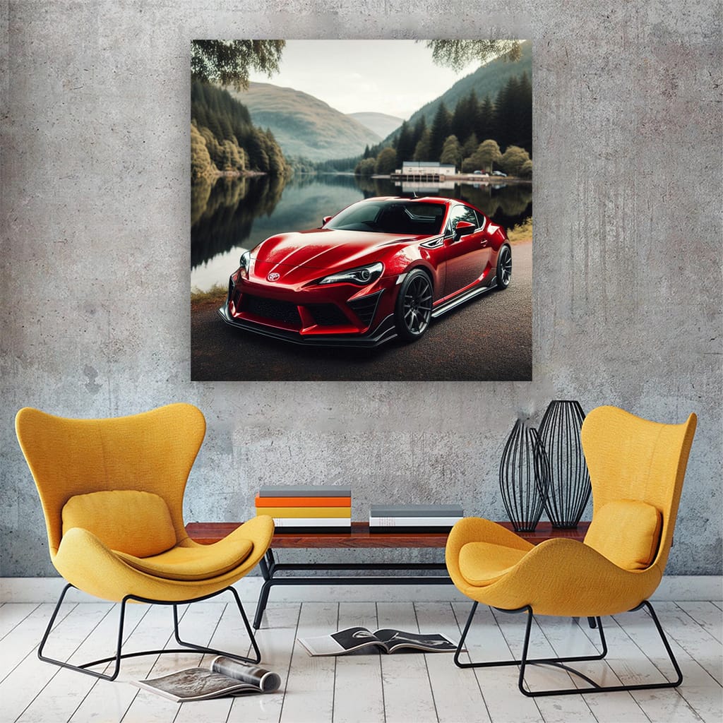 Toyota Gt86 Lake Wall Art