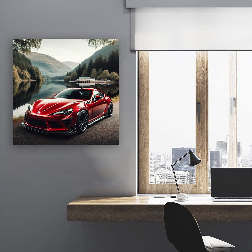 Toyota Gt86 Lake Wall Art