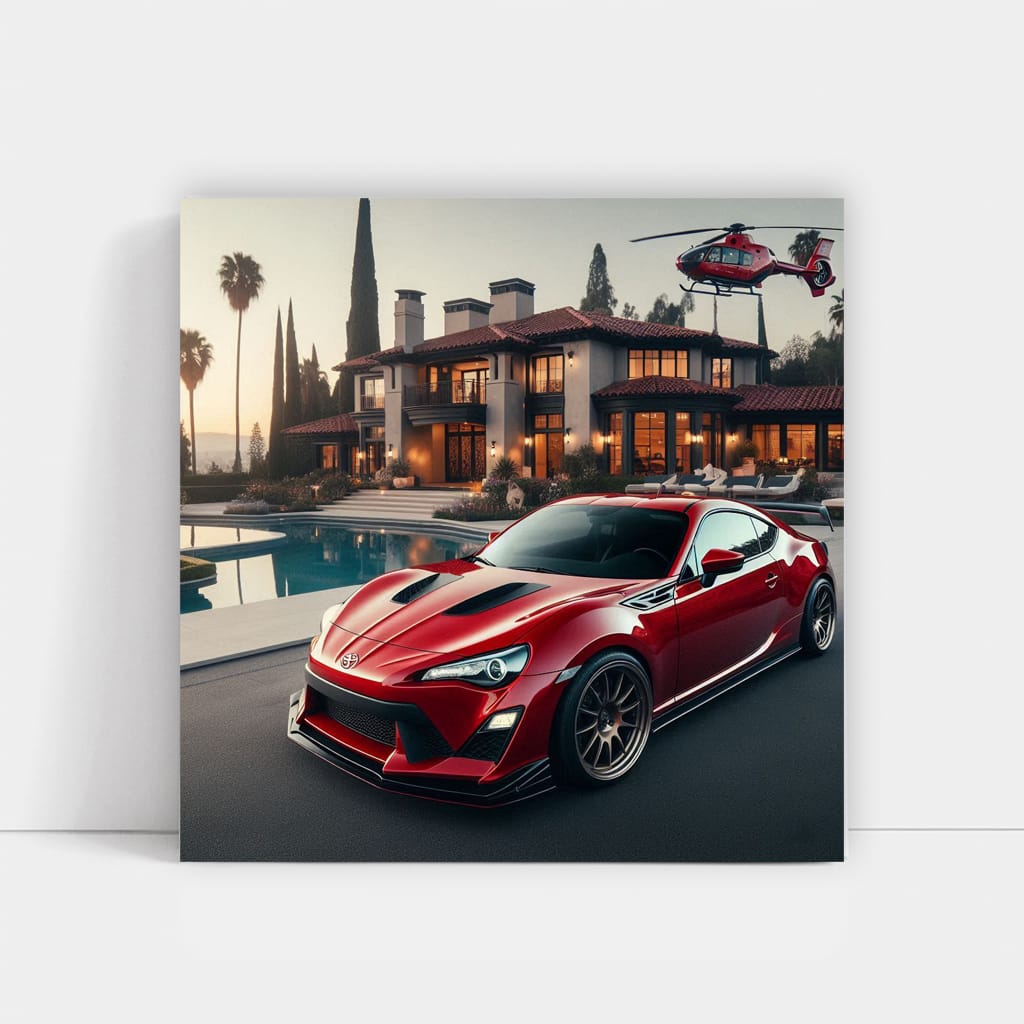 Toyota Gt86 Luxury Life Wall Art