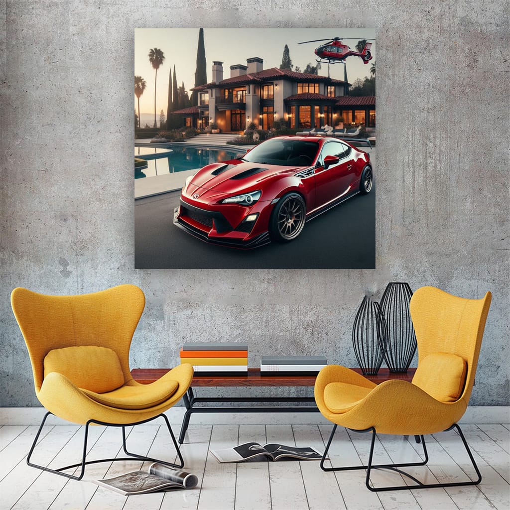 Toyota Gt86 Luxury Life Wall Art