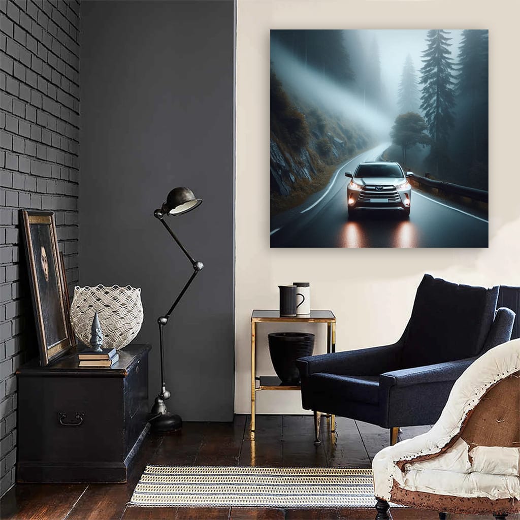 Toyota Highlander Fog Wall Art