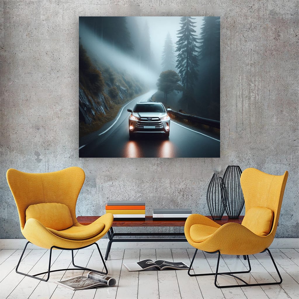 Toyota Highlander Fog Wall Art