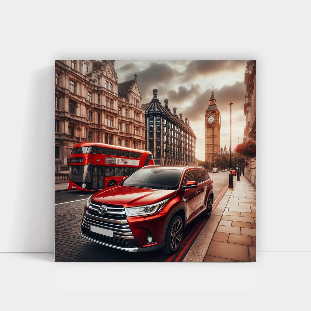 Toyota Highlander Lond Wall Art