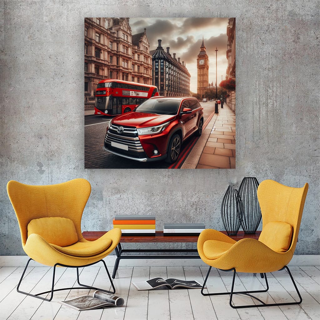 Toyota Highlander Lond Wall Art