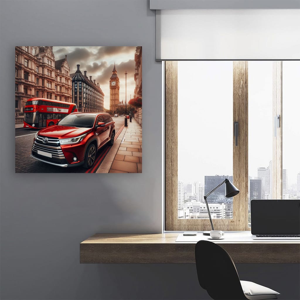 Toyota Highlander Lond Wall Art