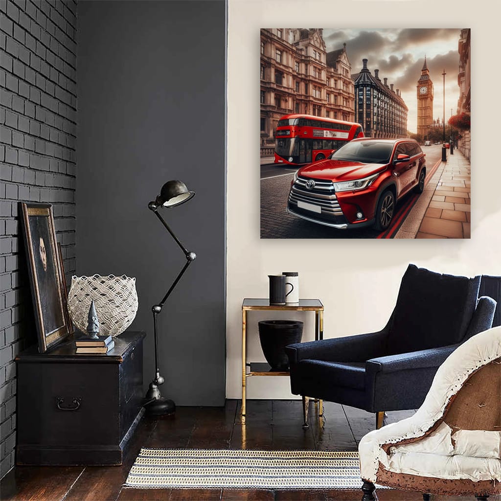 Toyota Highlander Lond Wall Art