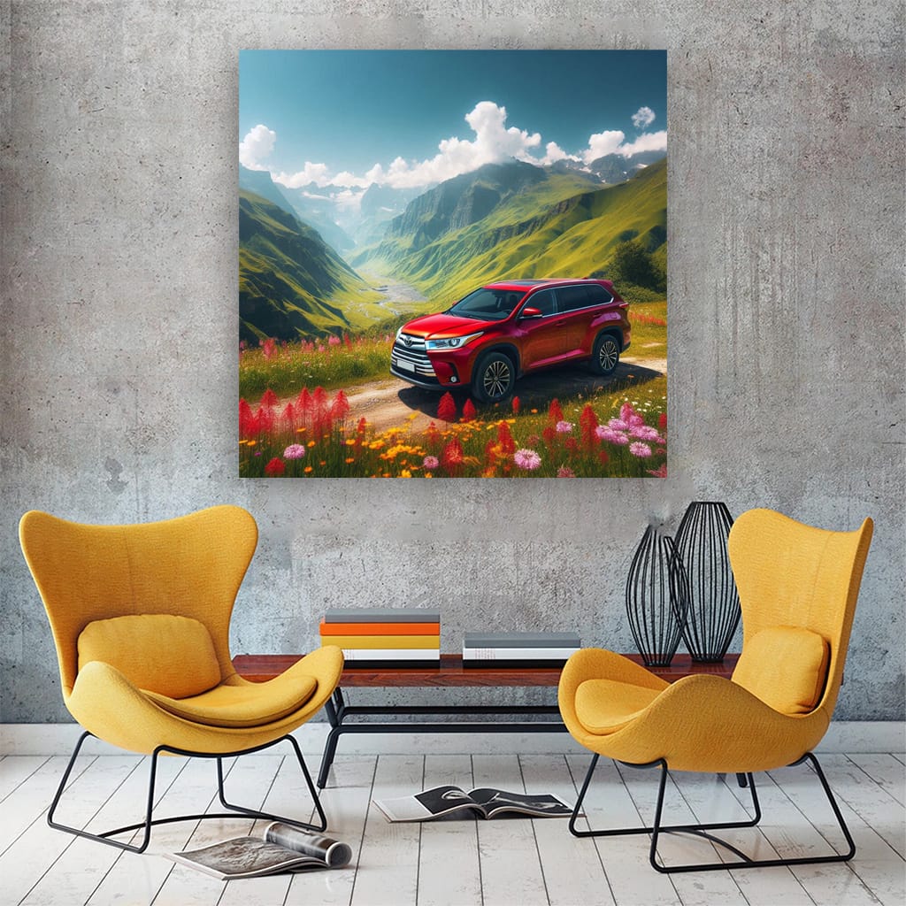 Toyota Highlander Vall Wall Art