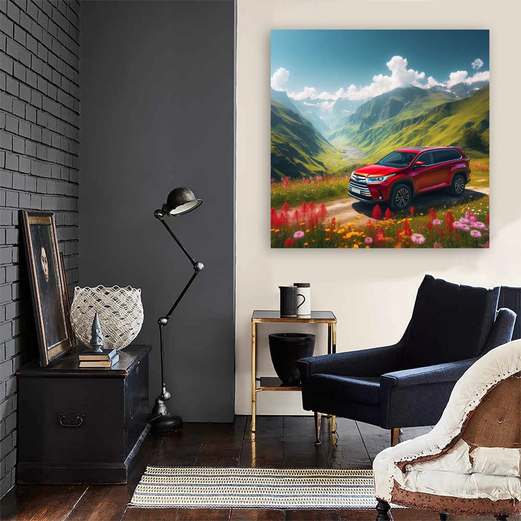 Toyota Highlander in Scenic Valley - Rugged Elegance
