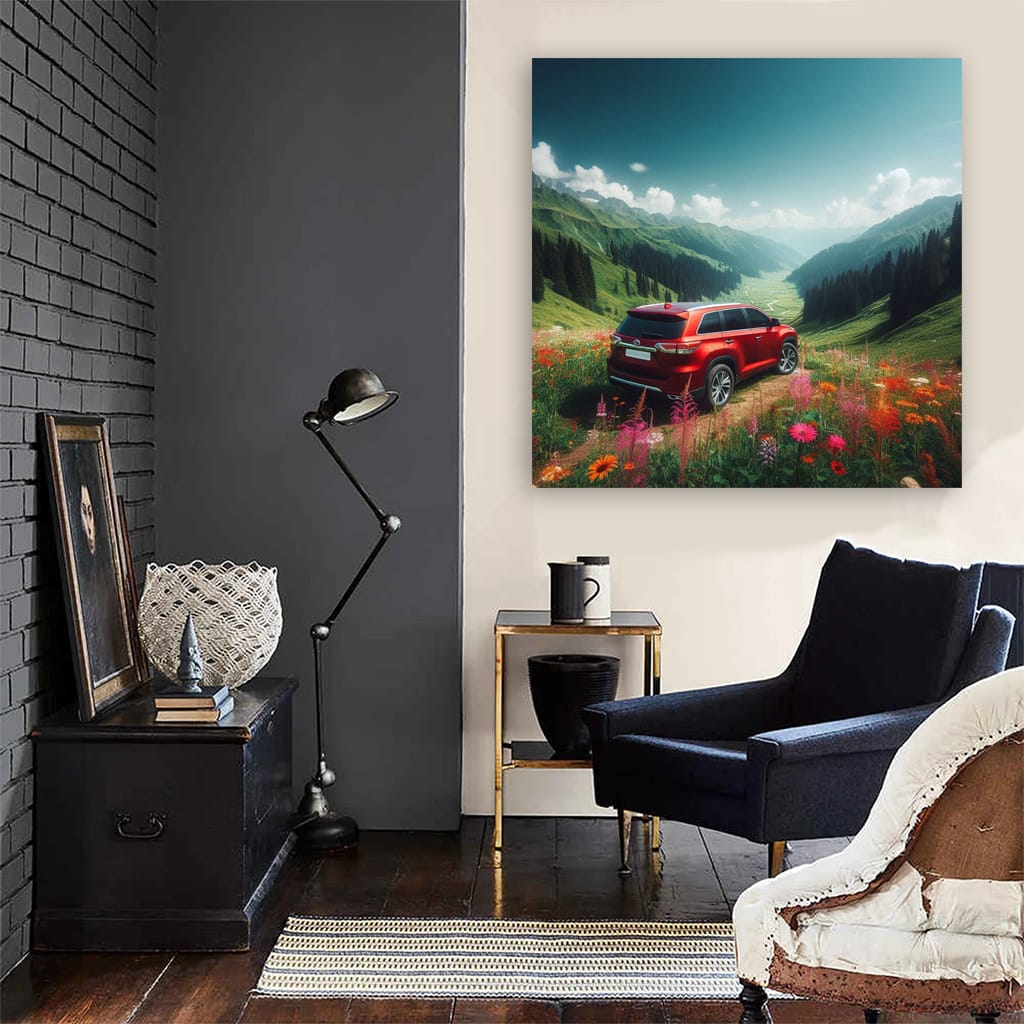 Toyota Highlander Valley Wall Art