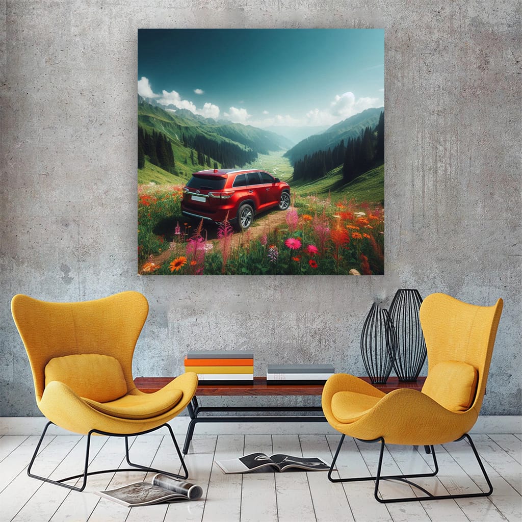 Toyota Highlander Valley Wall Art