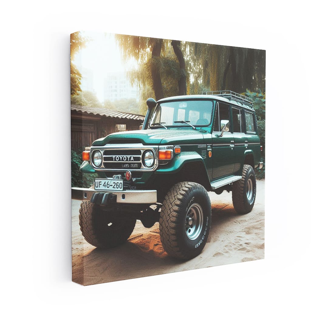 Toyota Land Cruiser Parking Wall Art