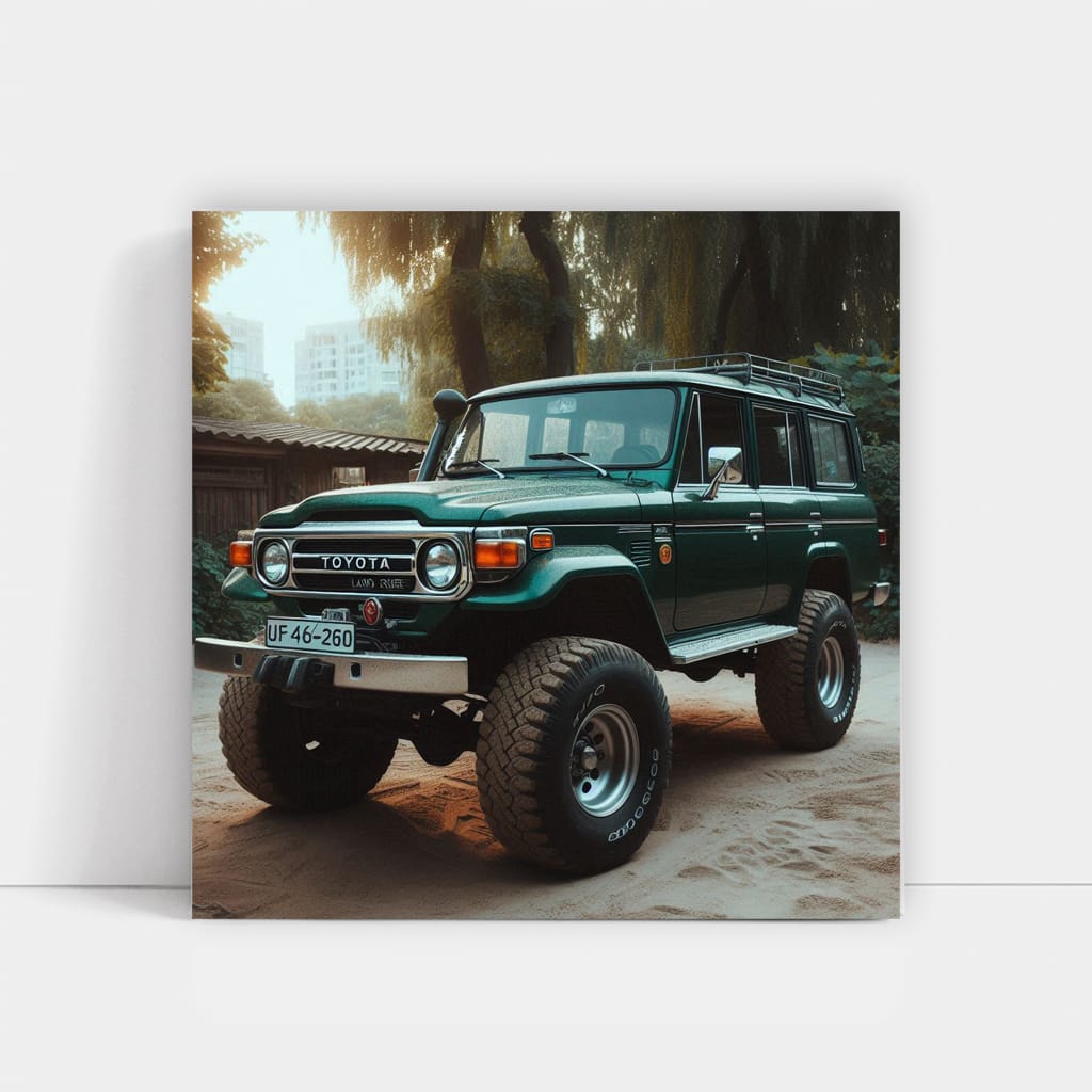 Toyota Land Cruiser Parking Wall Art